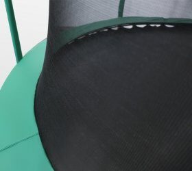 Батут ARLAND премиум 12FT с внутренней страховочной сеткой и лестницей (Dark green)