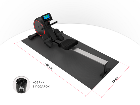 Гребной тренажер UNIX Fit Techno Rower 410E