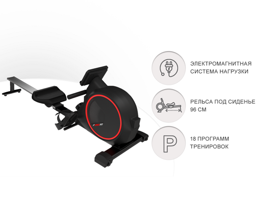 Гребной тренажер UNIX Fit Techno Rower 410E