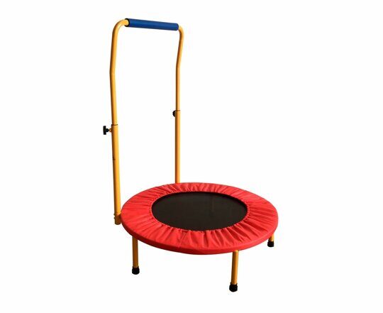 Батут DFC Trampoline Fitness 32 дюйма б/сетки (81см), поручень