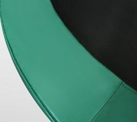 Батут ARLAND премиум 12FT с внутренней страховочной сеткой и лестницей (Dark green)