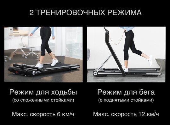 Беговая дорожка EVO FITNESS X450 Black