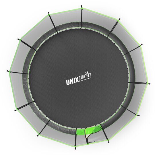 Батут UNIX Line 16 ft UFO Green