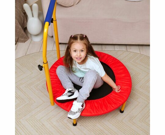 Батут DFC Trampoline Fitness 32 дюйма б/сетки (81см), поручень