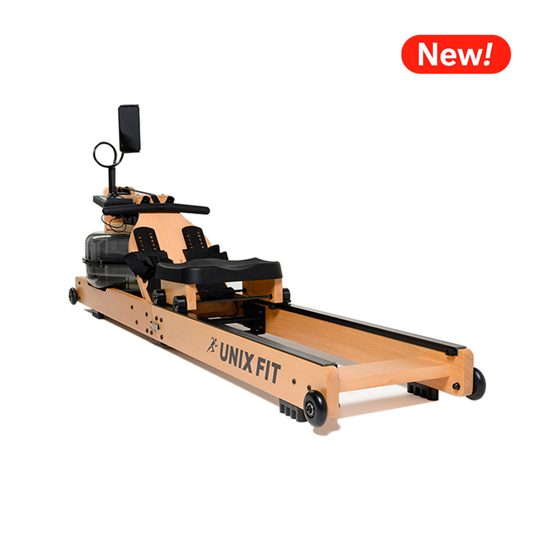 Гребной тренажер UNIXFIT Wood Rower Light